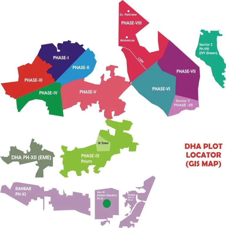 Location of DHA Phase 10 Lahore